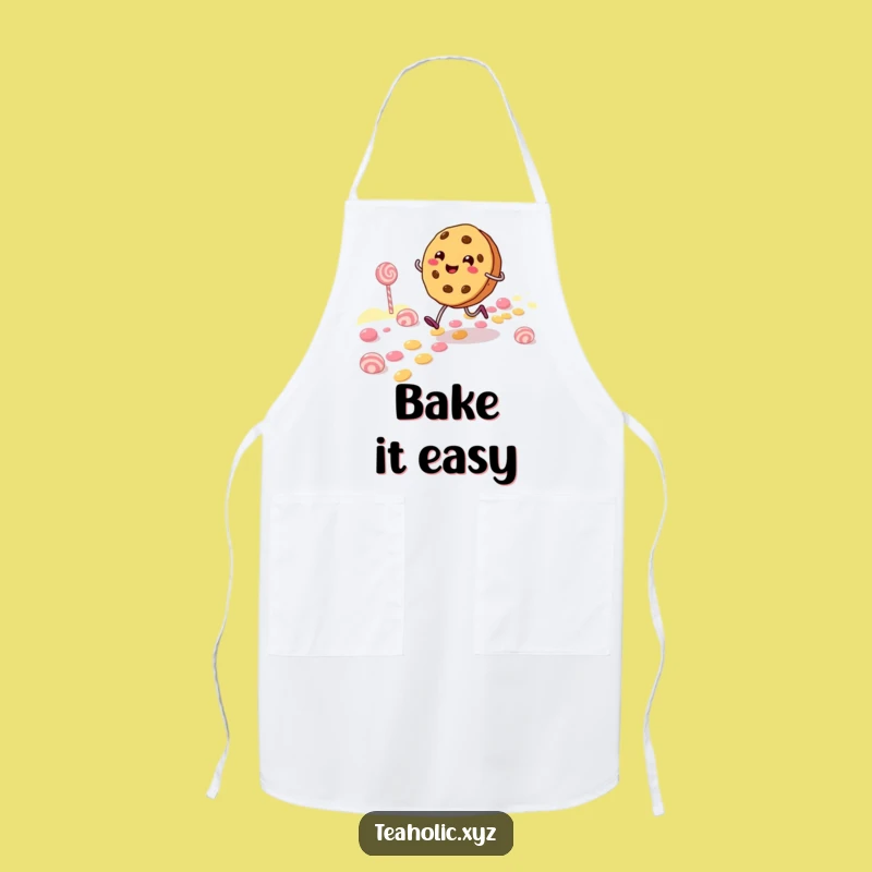 Funny Cookie Character Apron: Kitchen Candy Path Funny Gift