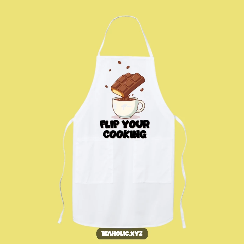 Funny Kitchen Chocolate Somersault Apron - Playful Baker Gift