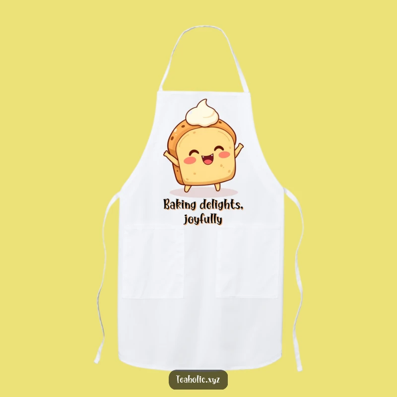 Funny Scone Bouncing Apron - Bake with Joyful Flair!