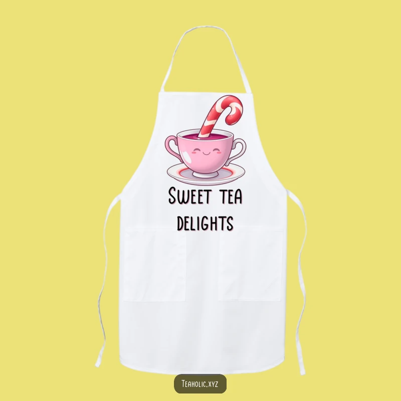 Funny Candy Cane Kitchen Apron: Sweeten Your Cooking Experience, Perfect Funny Gift