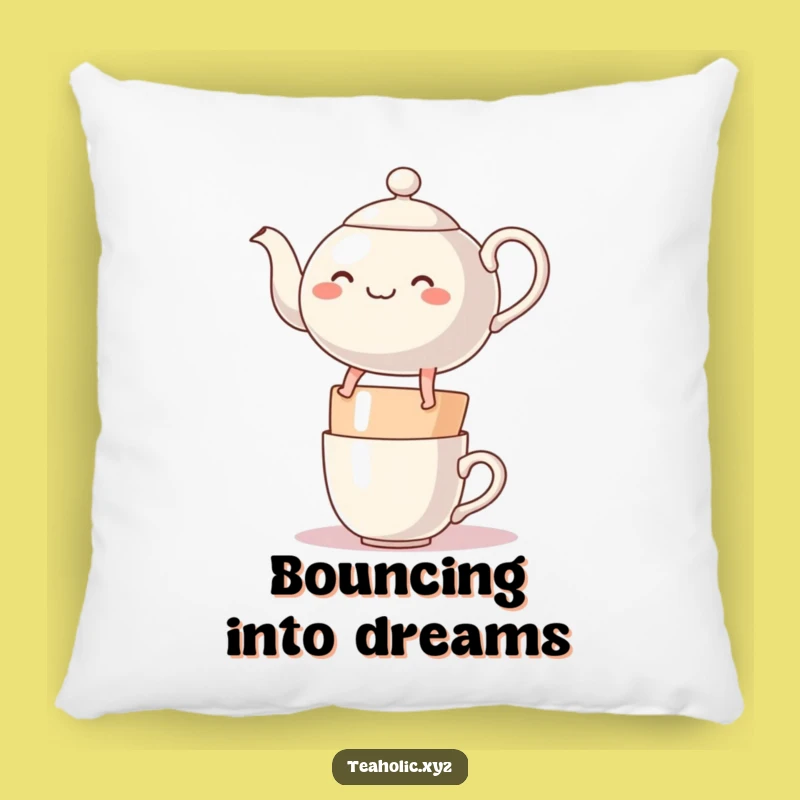 Funny Teapot Pillow: Cozy Comfort and Cheerful Vibes