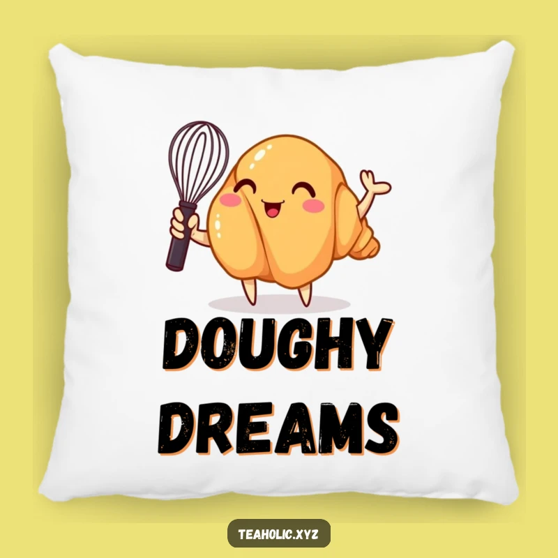 Funny Croissant Whisk Pillow: Cozy Whimsical Decor, Perfect Funny Gift for Comfort