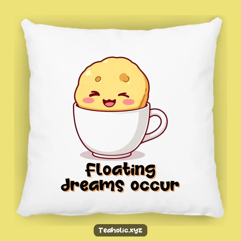 Funny Winking Biscuit Pillow - Soft & Funny Accent for Your Space