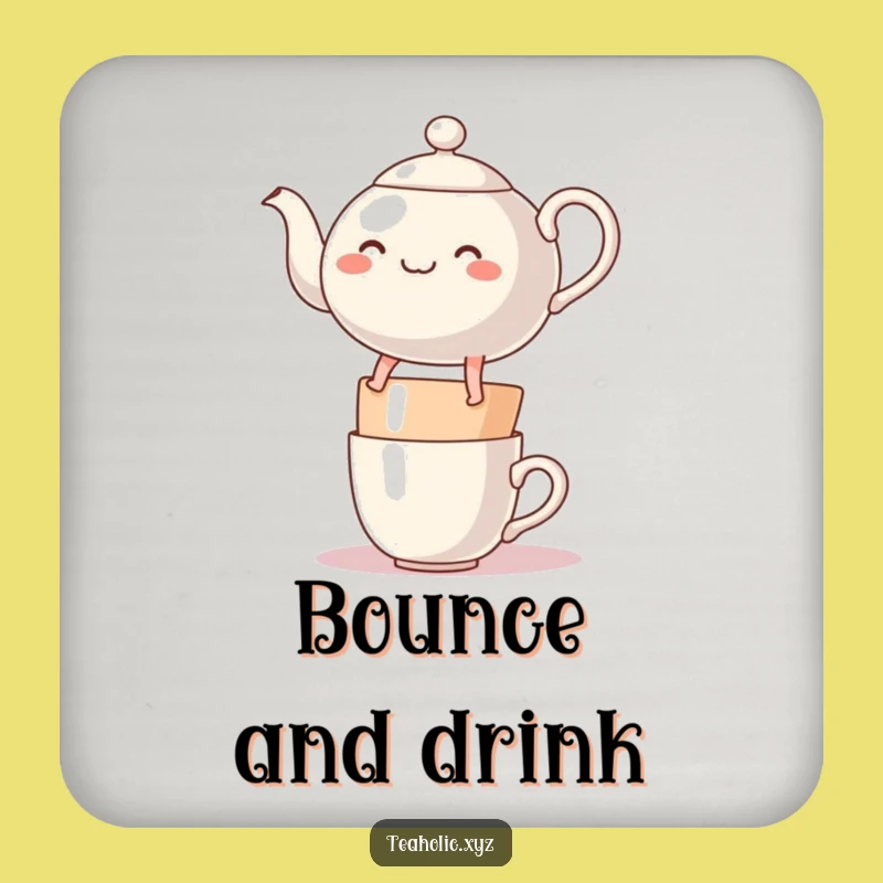 Funny Teapot Coaster: Protect Surfaces with Playful Charm
