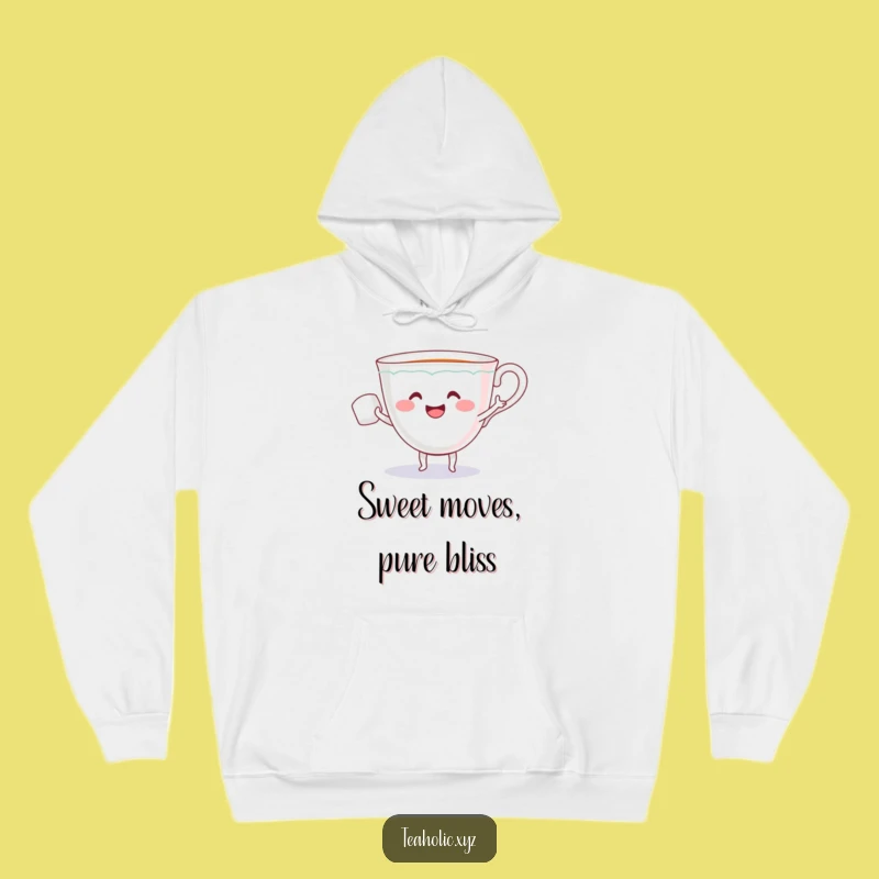 Funny Teacup Sugar Cube Dance Hoodie - Cozy & Funny Gift for Ultimate Comfort