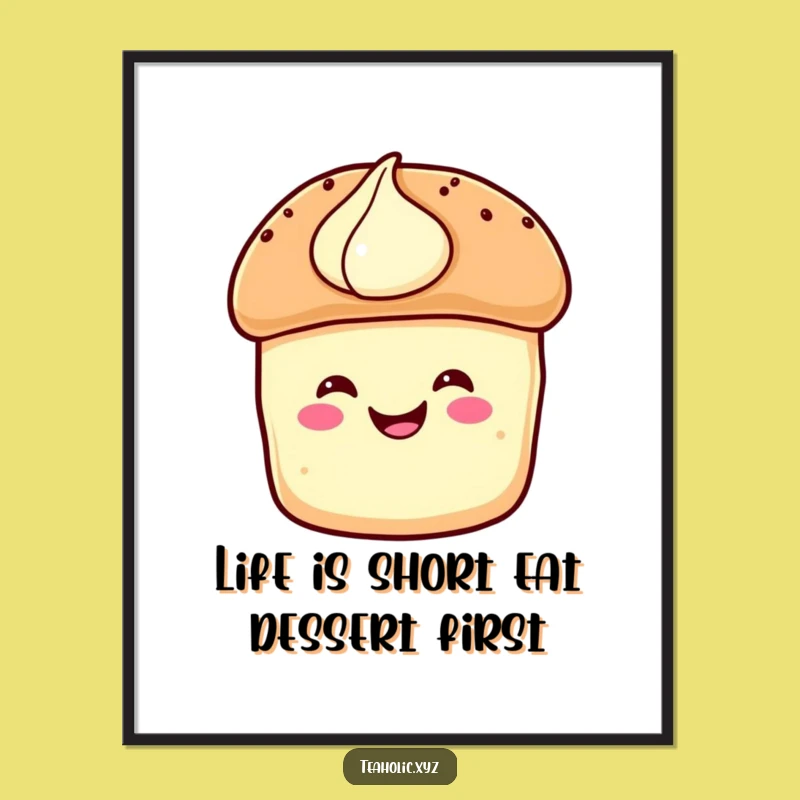 Free Printable Wall Art: Funny Scone Hops, Delightful Downloadable Decor for Your Home