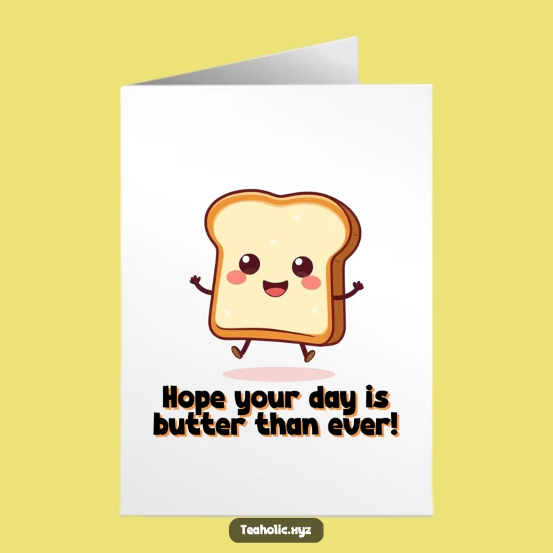 Free Printable Birthday Card: Toast's Happy Hop, Hilarious Downloadable Gift!