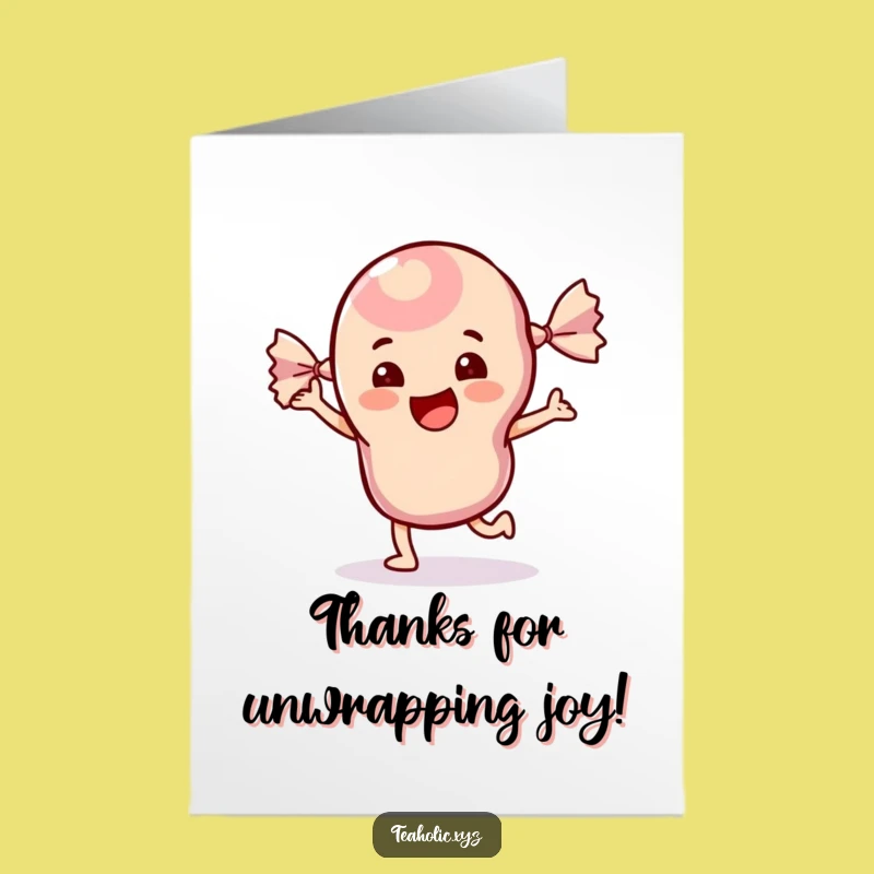 Free Printable Thank You Card: Candy's Dance, Downloadable Gratitude!