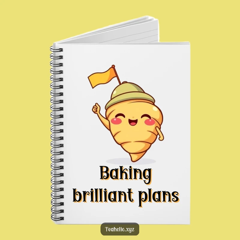 Funny Croissant Notebook: Giggling Ideas for a Playful Funny Gift
