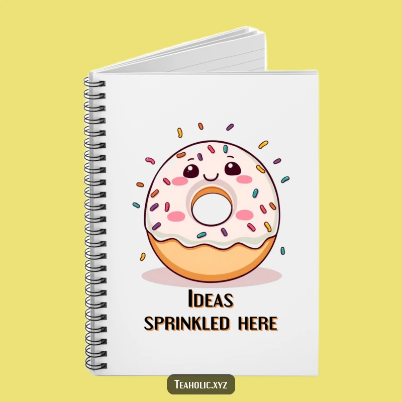 Funny Donut Sprinkle Joy Notebook: Jot Down Ideas With Cheerful Designs