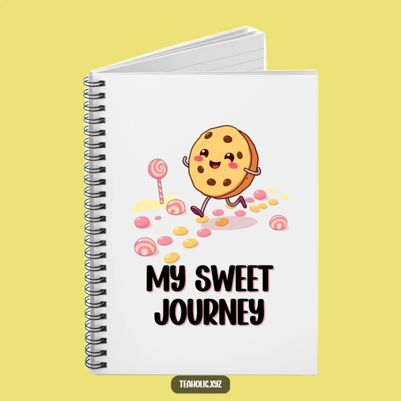 Funny Cookie Character Notebook: Sweet Journey Journal Funny Gift