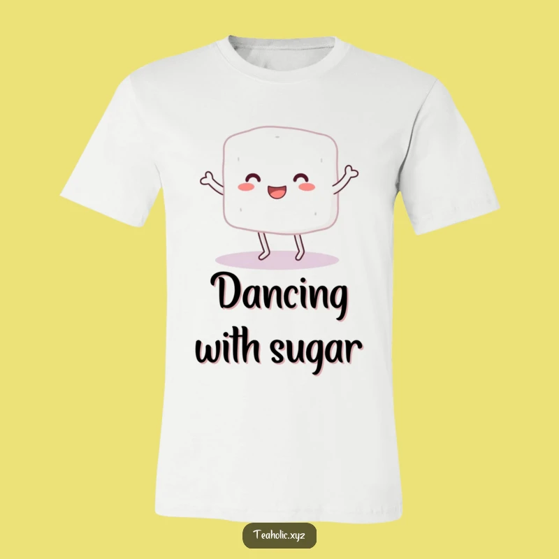 Funny Sugar Cube Dance T-Shirt: Cute Character Tee, Perfect Humorous Gift!
