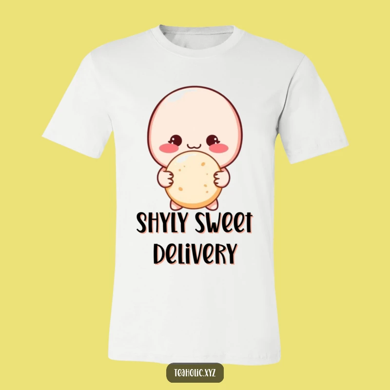 Funny Shy Macaron T-Shirt: Sweetness Meets Style